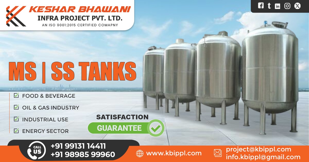 MS and SS Tanks Supplier in Rajasthan