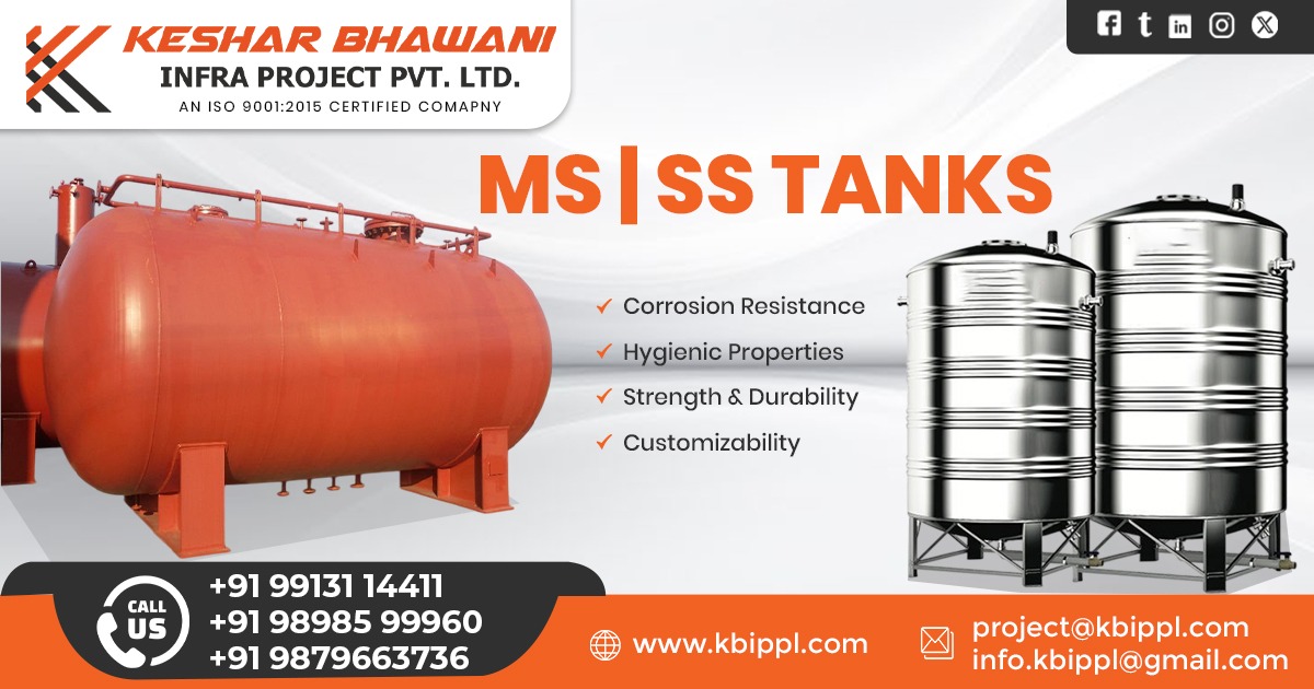 SS and MS Tank Supplier in Uttar Pradesh