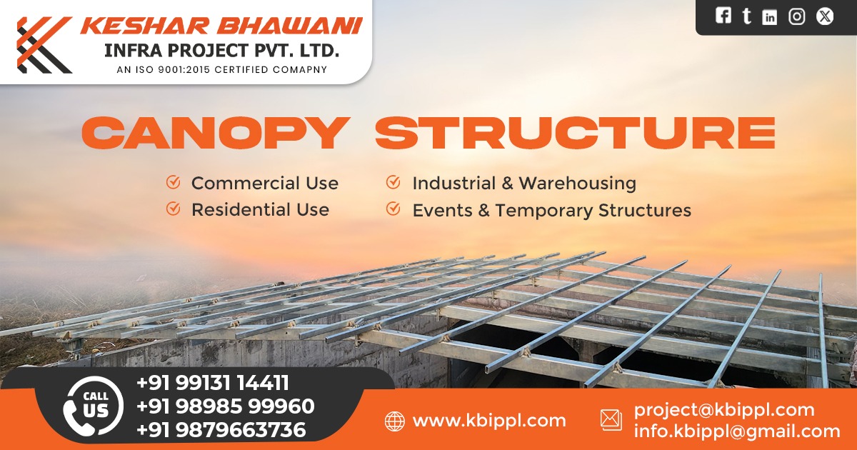 Canopy Structure Fabrication Services in Gujarat