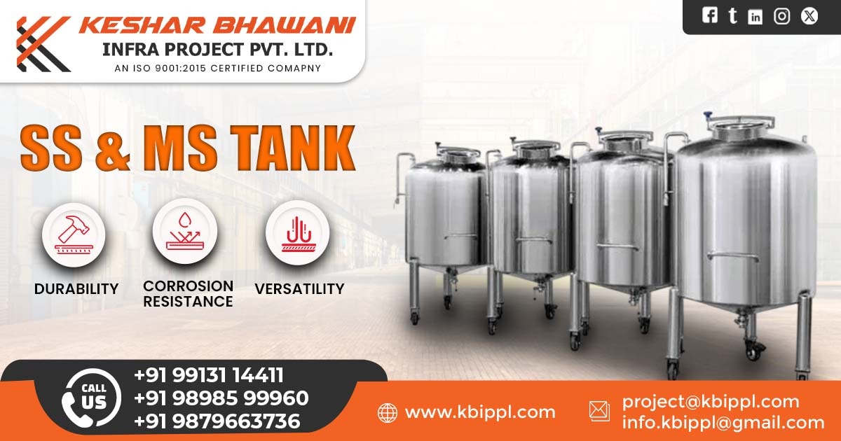 SS and MS Tank Supplier in Gujarat