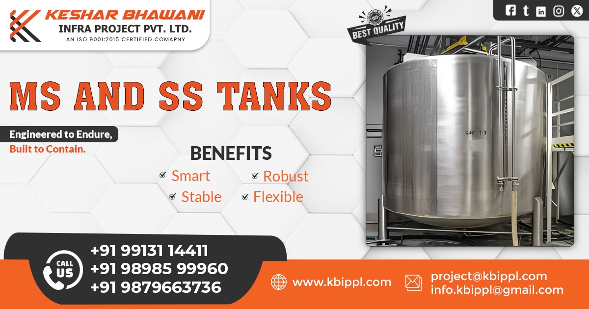 SS and MS Tank Suppliers in Madhya Pradesh