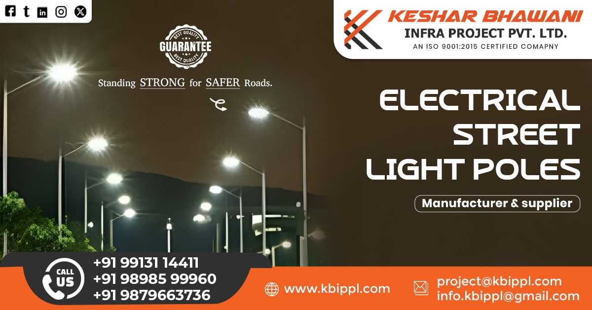 Electrical Street Light Poles in Gujarat