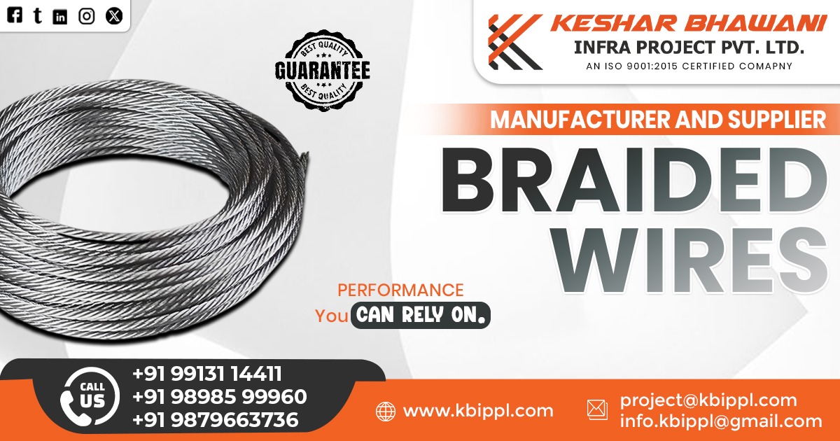 Supplier of Braided Wires in Chhattisgarh