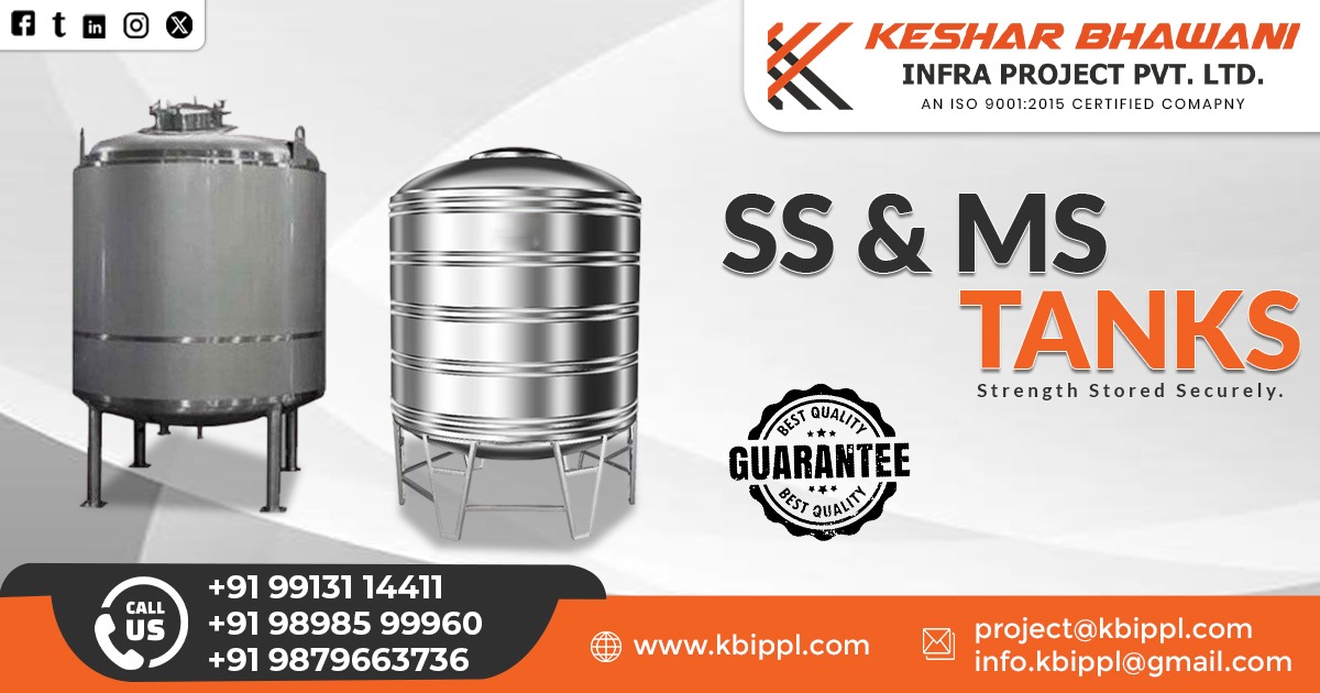 Supplier of SS and MS Tanks in Chhattisgarh