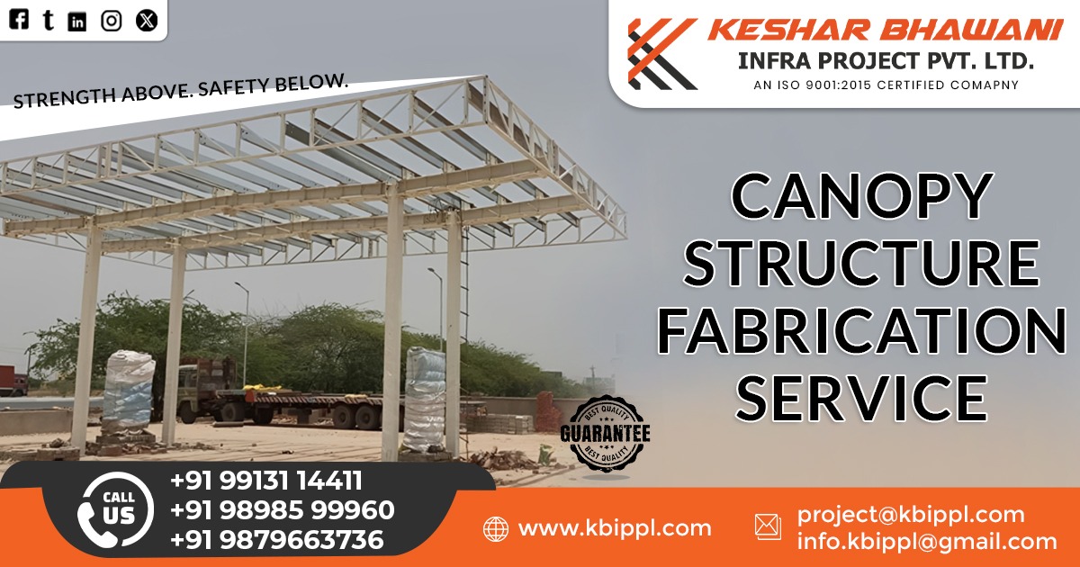 Canopy Structure Fabrication Work in Uttar Pradesh