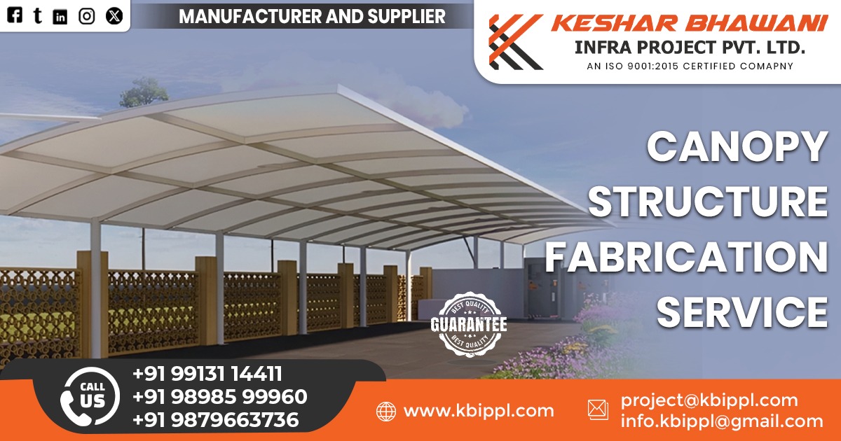Canopy Structure Fabrication Work in Bihar
