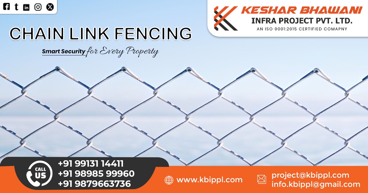 Premium Chain Link Fencing In Karnataka installation