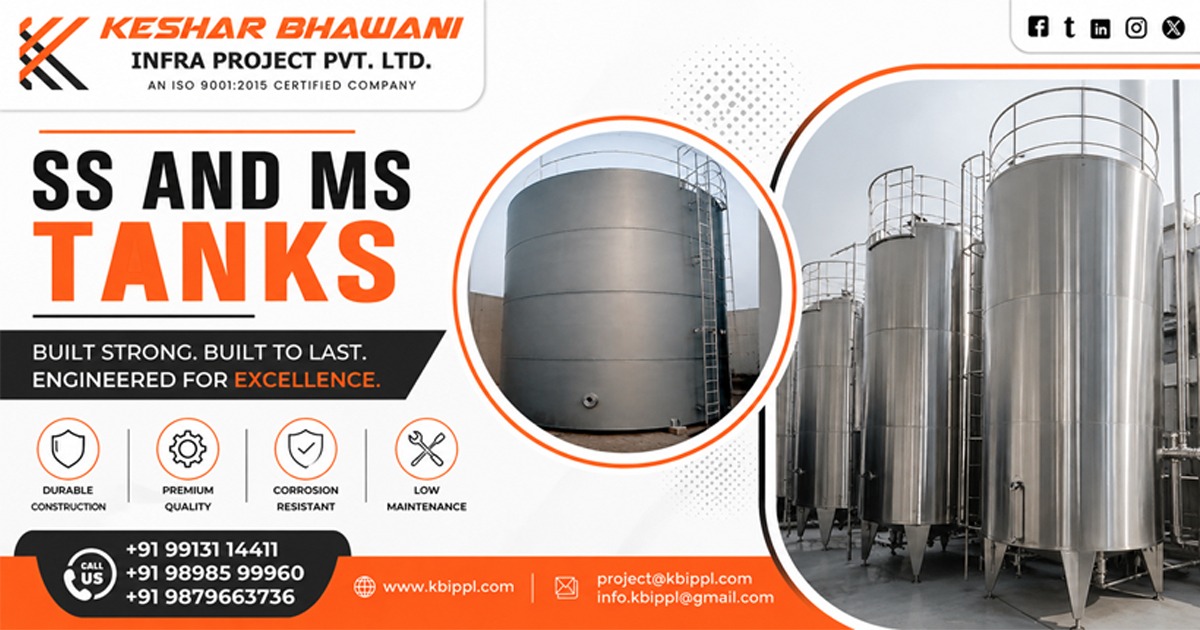 Industrial SS and MS Tanks Supplier In Pune