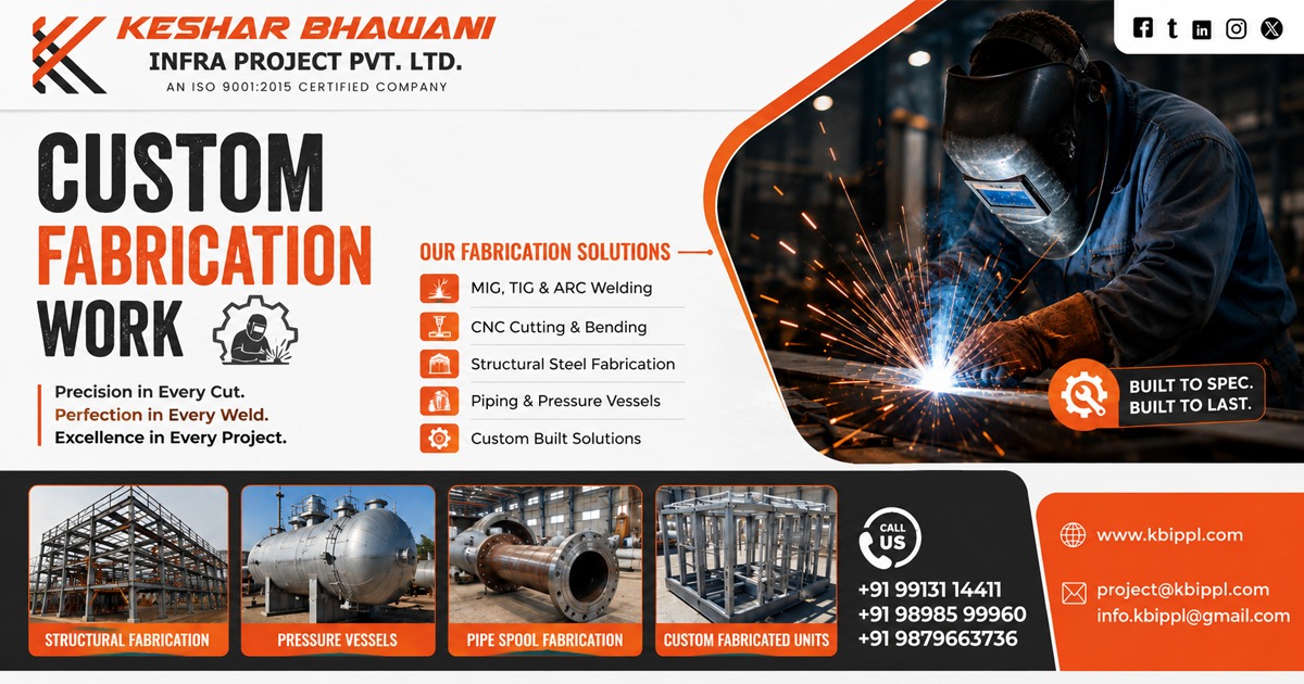 Top Custom Fabrication Work In Rajasthan