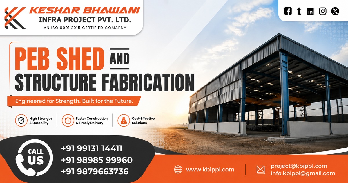 Premium PEB Shed and Structure Fabrication Services in Chhattisgarh