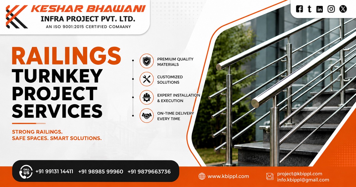 Popular Railings Turnkey Project Services In Gujarat