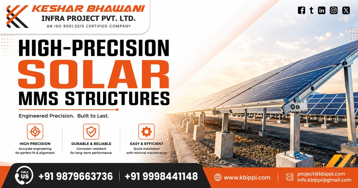 MMS Structure for Solar Projects In Goa