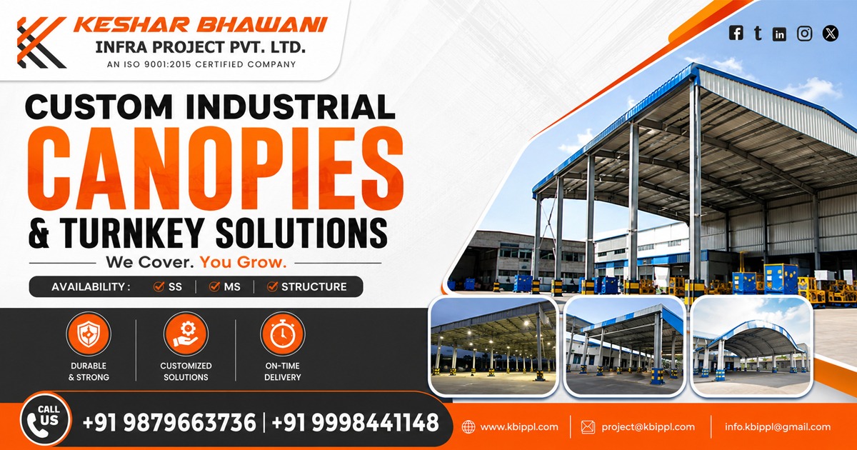 Industrial Canopies And Turnkey Solutions In Tamil Nadu