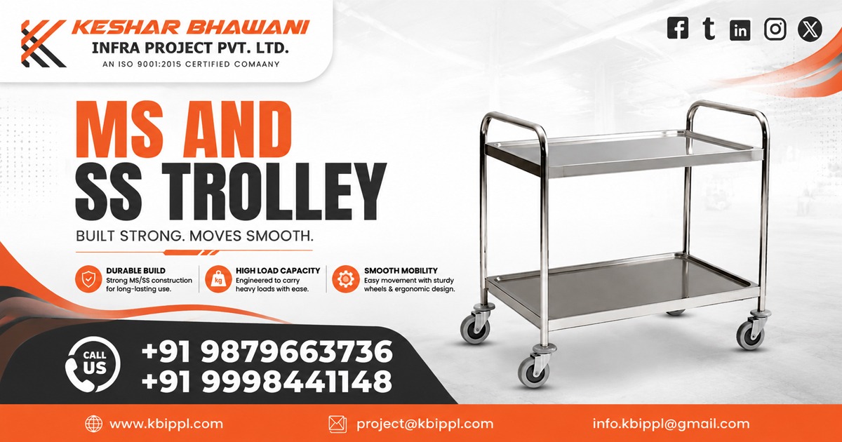 MS and SS Trolley Supplier In Odisha