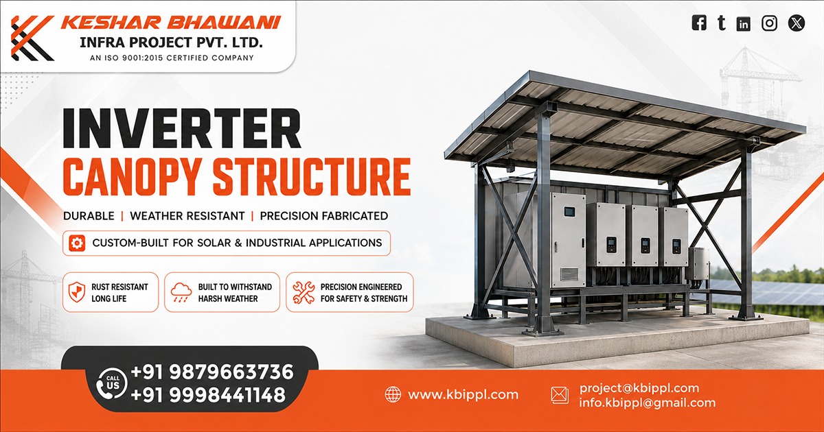Inverter Canopy Structure Supplier In West Bengal