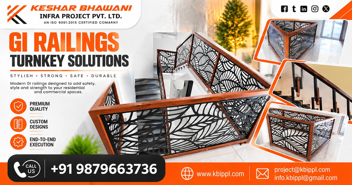 GI Railings Turnkey Solutions In Rajasthan