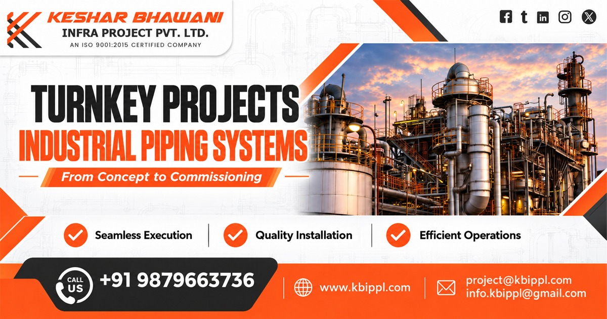 Turnkey Projects Industrial Piping Systems In Maharashtra