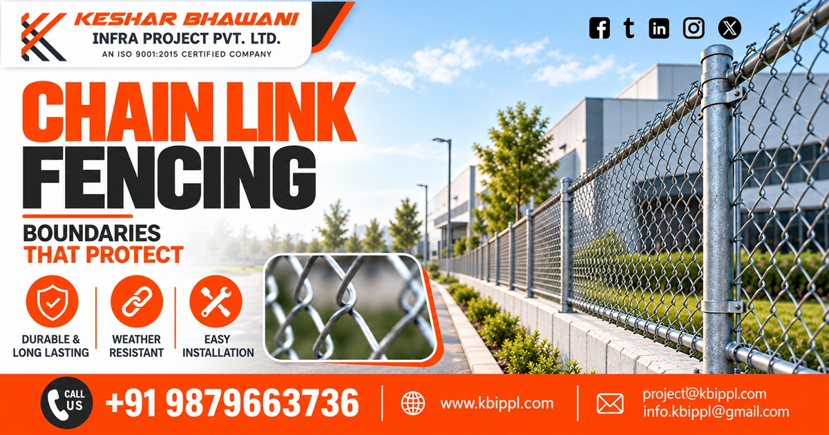 Chain Link Fencing Project In Gujarat